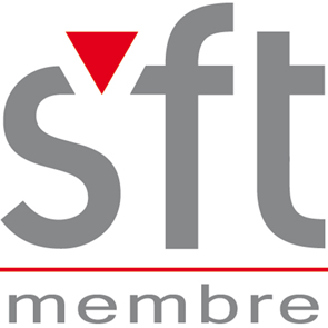 Logo of the Société française des traducteurs (SFT) with a link to John Holland's SFT profile page